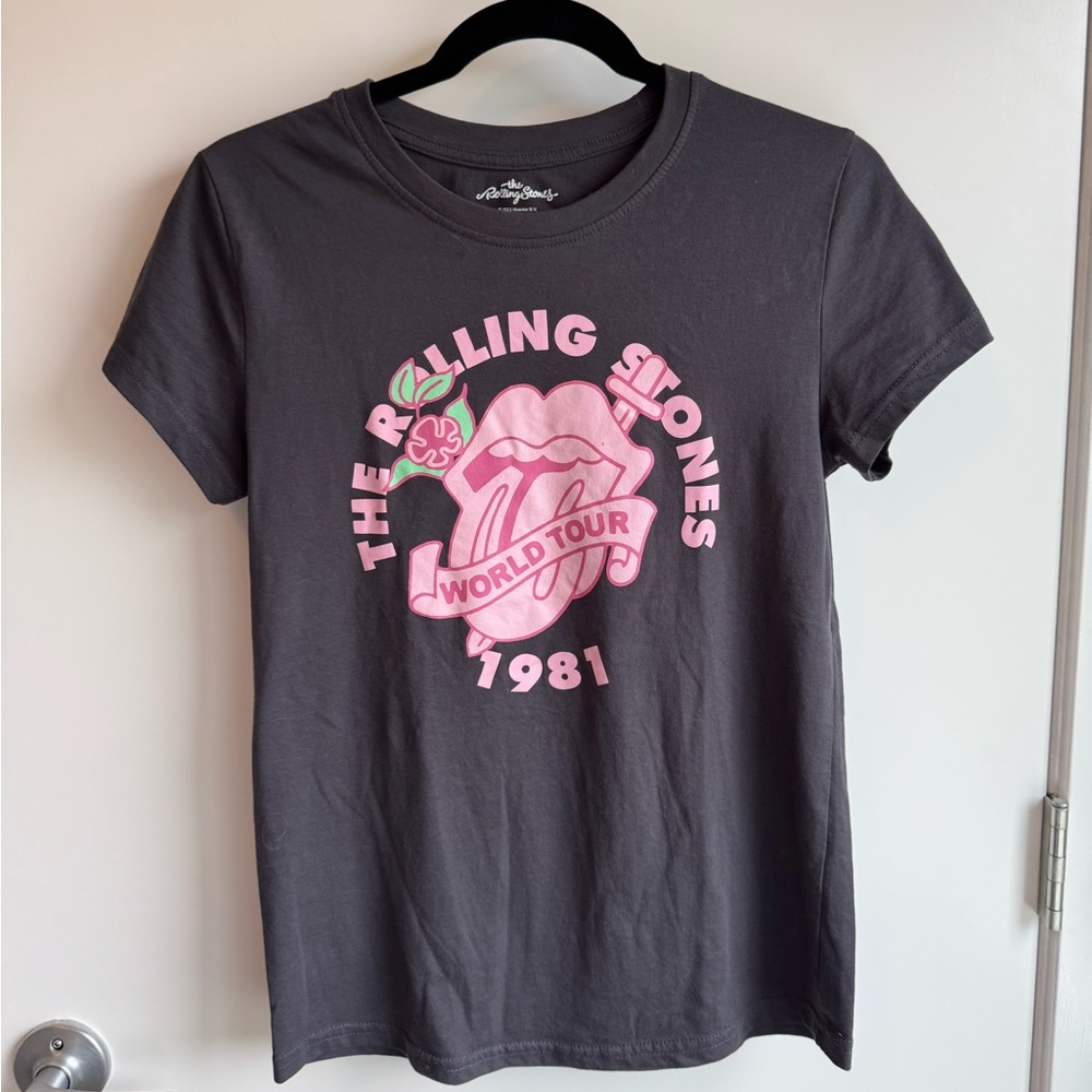 The Rolling Stones Charcoal Tee